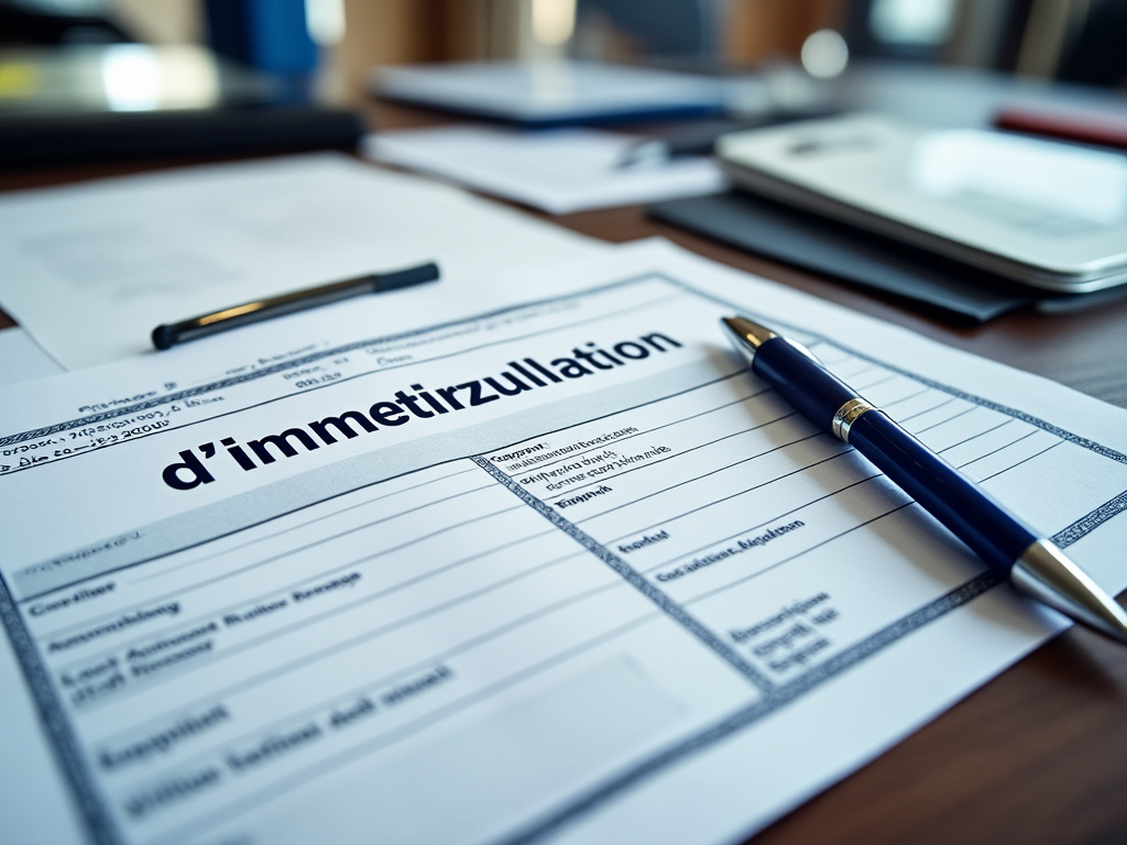 Certificat d’immatriculation français (carte grise) sur une table