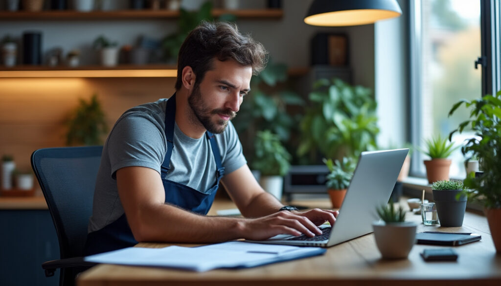 Conducteur consultant un devis d'assurance auto MAAF en ligne