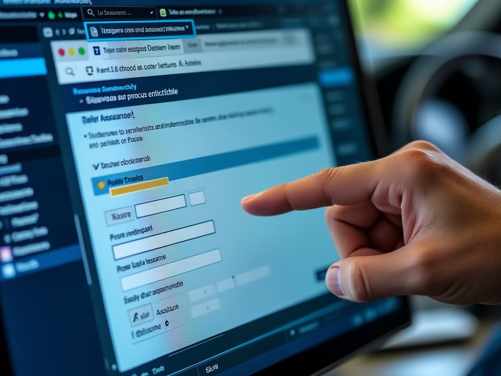 Simulation de devis assurance auto MAAF sur écran
