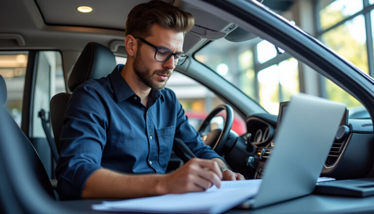 Consultation assurance auto La Poste dans un bureau