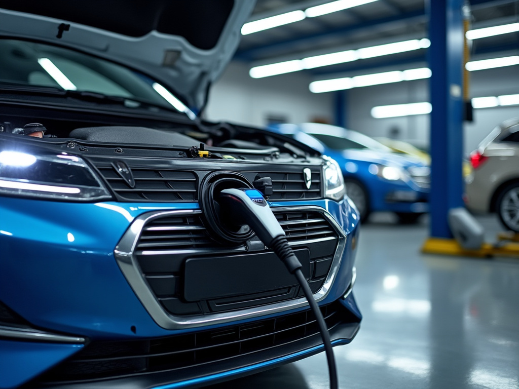 Moteur hybride non rechargeable d'une voiture moderne