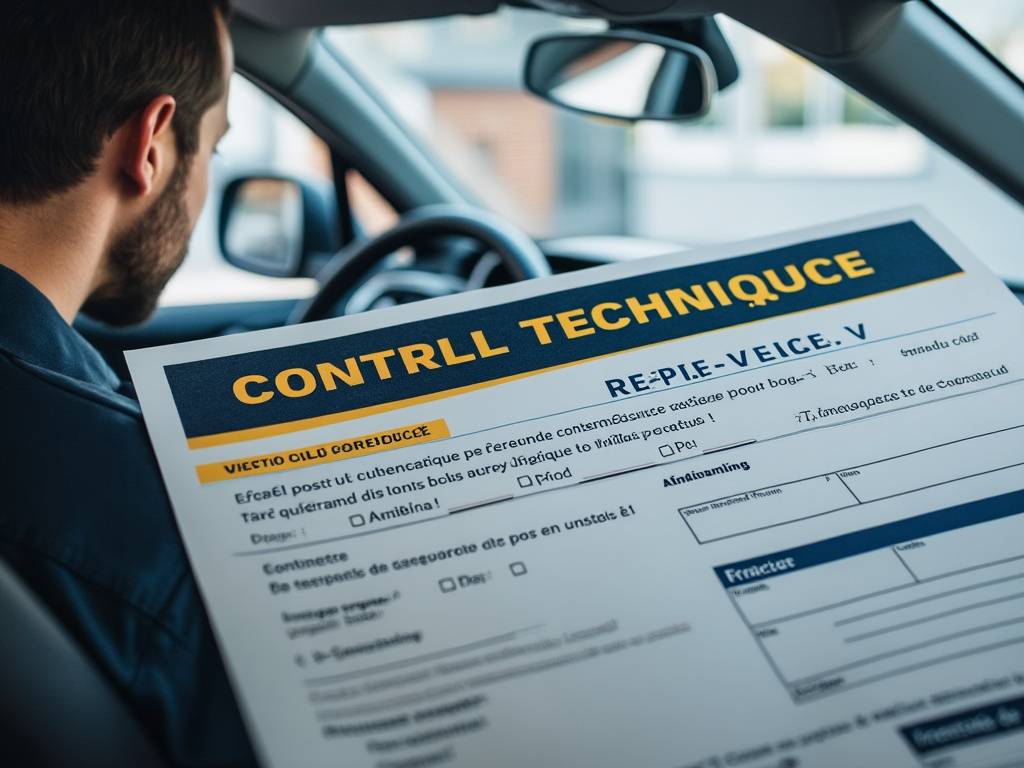Procès-verbal de contrôle technique remis lors de la vente