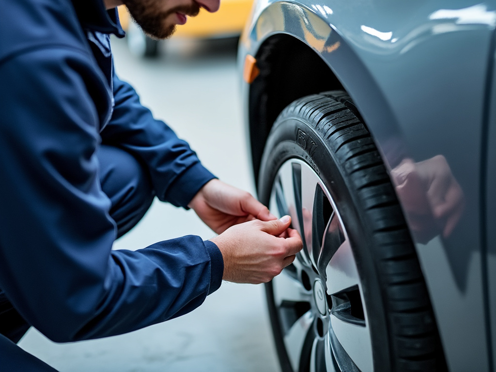 Inspection contrôle technique d'une voiture d'occasion