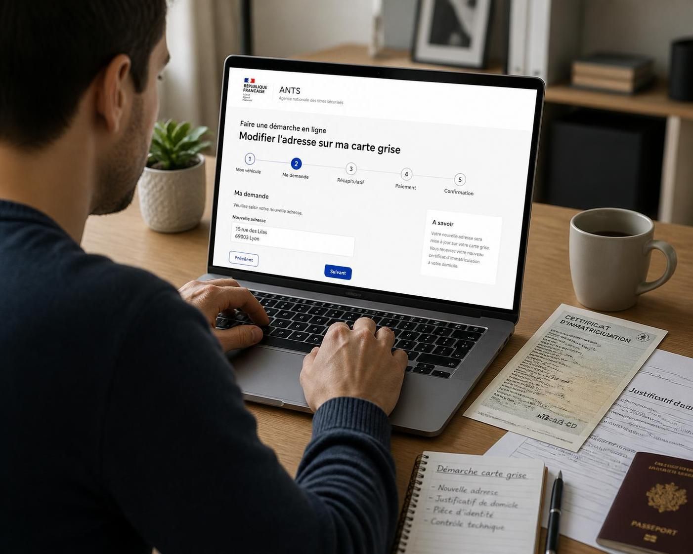 apprenez comment modifier facilement l'adresse sur votre carte grise grâce à notre guide simple et rapide, étape par étape.