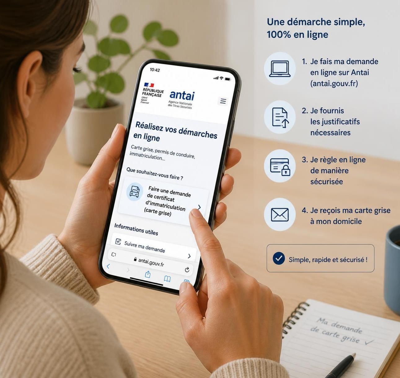 découvrez comment utiliser antai pour simplifier et accélérer votre demande de carte grise en ligne, étape par étape.