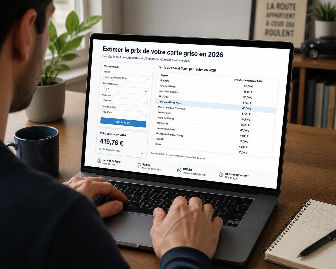 découvrez comment estimer le prix de votre carte grise en 2026 grâce à notre guide complet et à jour, incluant toutes les étapes et astuces pour une estimation précise.