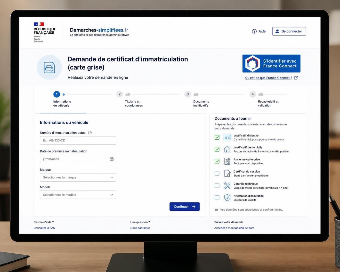 découvrez comment utiliser france connect pour simplifier vos démarches de carte grise en 2026 et gagner du temps avec des procédures sécurisées et rapides.