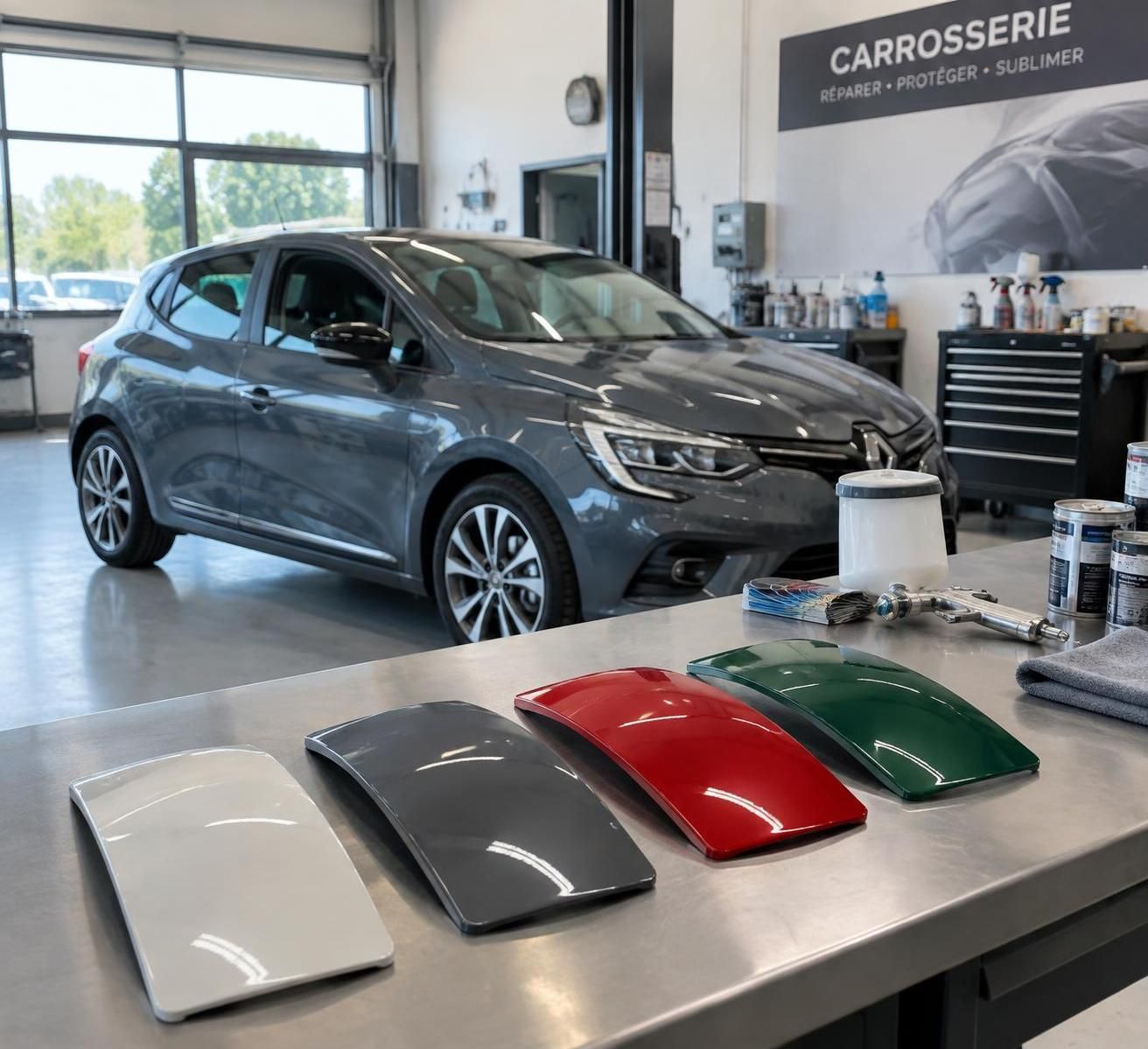 découvrez comment choisir la peinture adaptée à votre voiture selon sa couleur, son type de finition et vos besoins de réparation.
