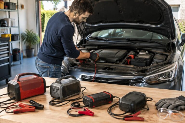 découvrez comment choisir un chargeur de batterie pour voiture adapté à vos besoins : puissance, compatibilité, sécurité et fonctionnalités à comparer.