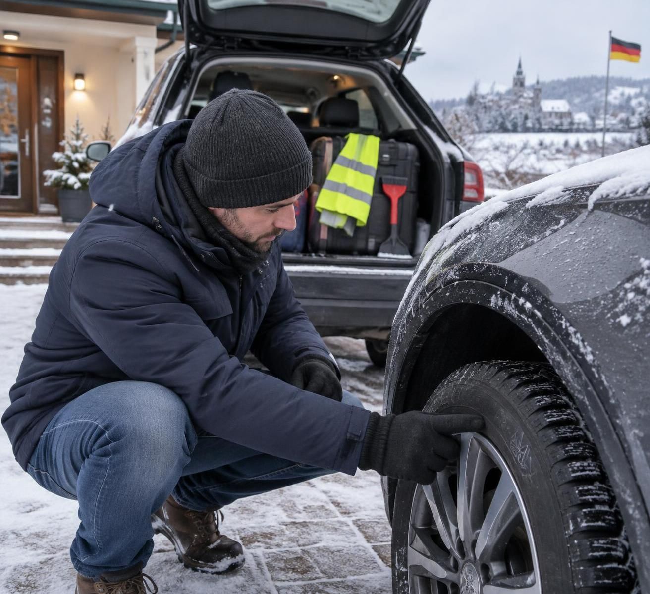 pneus hiver en allemagne en 2026 : découvrez quand ils sont obligatoires, les équipements requis et les règles à respecter pour rouler en toute conformité.