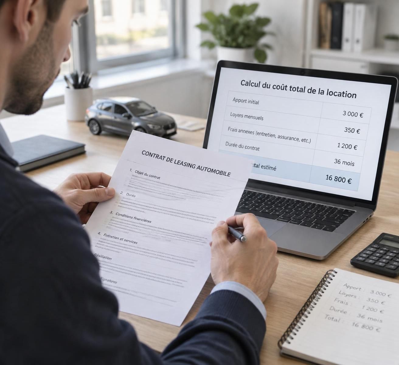 découvrez le prix d’une voiture en leasing et les frais à prévoir : mensualités, apport, entretien, assurance et coûts de restitution.